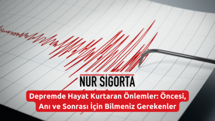 Depremde Hayat Kurtaran Önlemler Öncesi, Anı ve Sonrası İçin Bilmeniz Gerekenler