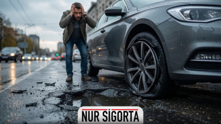 Çukura Girdiniz, Lastik Yarıldı ve Jant Yamuldu Kasko mu Karşılar, Belediye mi Sorumlu